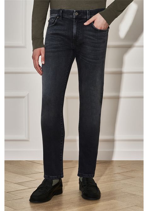 PT Torino Jeans Super Slim Swing in Denim Stretch Soft Nero Uomo PT TORINO | Pantaloni | C5-DP05Z0MI38